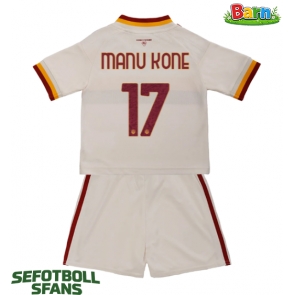 AS Roma Manu Kone #17 Bortaställ Barn 2026-27 Kortärmad (+ Korta byxor)